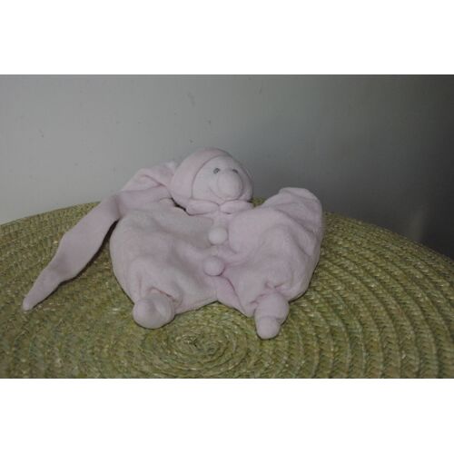 Doudou Grelot  Semi Plat Tete D'ours