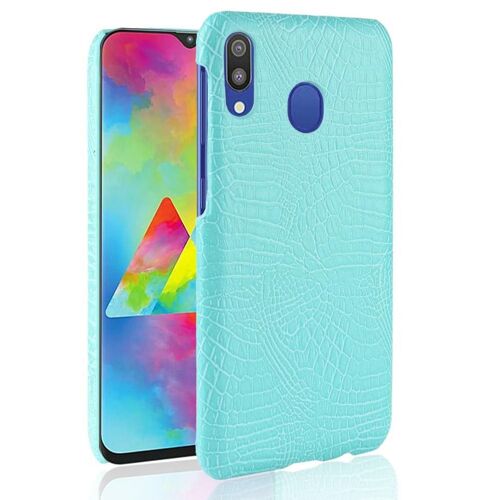 Classique Élégant Étui Pour Samsung Galaxy M20 Mode Classique D'alligator Compatibilité Anti Éraflure Housse De Protection - Vert
