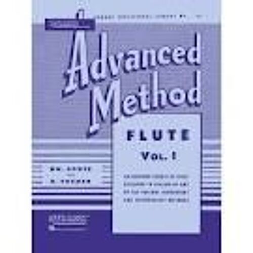 Rubank Advanced Method: Flute Vol. 1 (Rubank Educational Library No. 95) - Flute Sheet Music Book