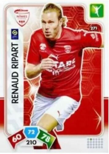 271 Renaud Ripart - Nimes Olympique - Panini Adrenalyn Xl Ligue 1 - 2020-2021 Carte Football