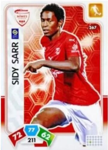 267 Sidy Sarr - Nimes Olympique - Panini Adrenalyn Xl Ligue 1 - 2020-2021 Carte Football