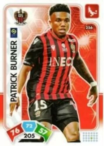 256 Patrick Burner - Ogc Nice - Panini Adrenalyn Xl Ligue 1 - 2020-2021 Carte Football