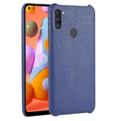Classique Élégant Étui Pour Samsung Galaxy M11 Compatibilité Housse De Protection Mode Classique D'alligator Anti Éraflure - Bleu
