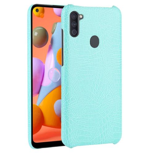Classique Élégant Étui Pour Samsung Galaxy M11 Compatibilité Housse De Protection Mode Classique D'alligator Anti Éraflure - Vert