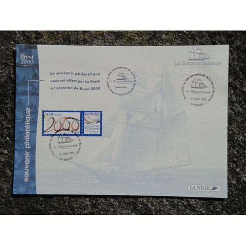 Souvenir Philatélique Brest 2000 La Recouvrance  - Fête Internationale De La Mer Et Des Marins