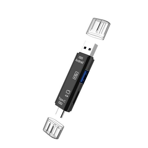 Lecteur de cartes Micro SD TF USB 2.0, 2 en 1, lecteur de mémoire, adaptateur d'écriture multi cartes haute vitesse, clé USB, accessoires pour ordinateur portable