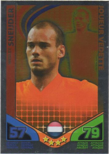 Match Attax Stars Mondiales Joueur Vedette Wesley Sneijder