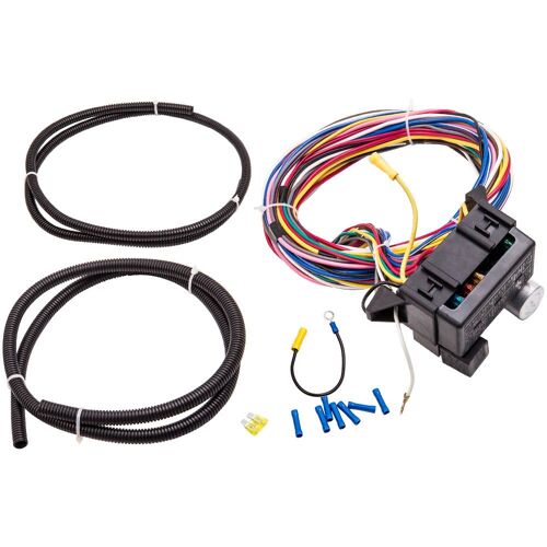 12 Circuit Universal Wiring Harness For Muscle Car Hot Rod Street Rod Xl Wires.
