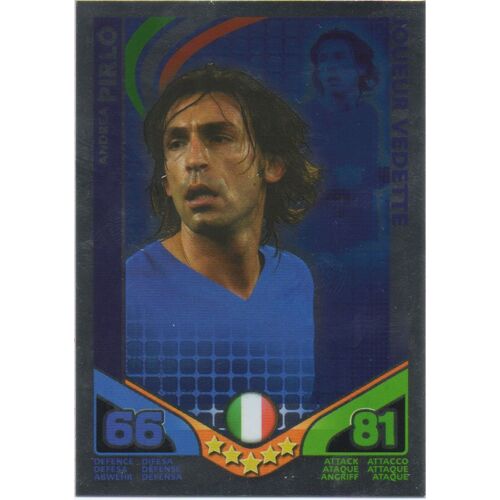 Match Attax Stars Mondiales Joueur Vedette Andrea Pirlo