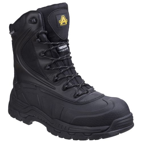 Amblers Unisex Safety Hybrid Metal Free Hi-Leg Waterproof Boot Black 27954 - Noir - 14