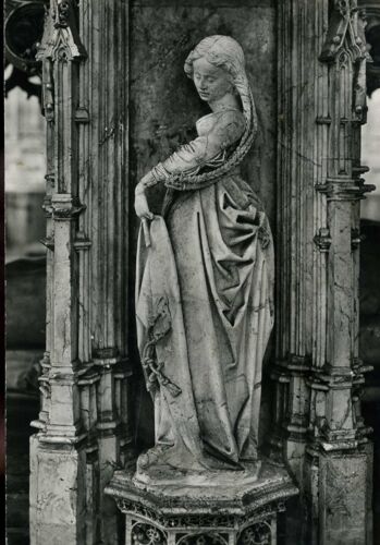 Carte Postale De Bourg En Bresse (Ain) Eglise De Brou : Statuette D'un Tombeau