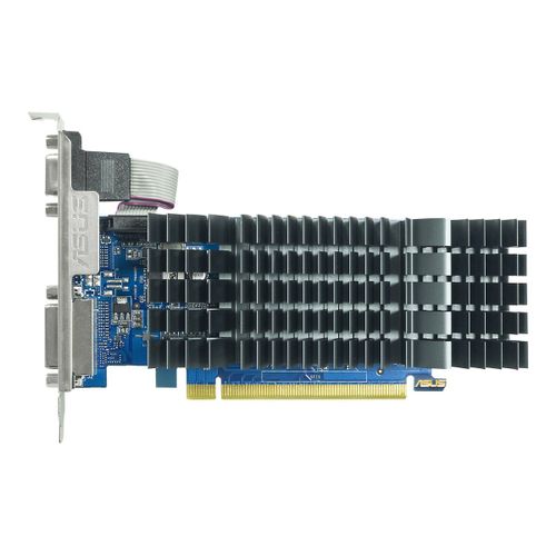 ASUS GeForce GT 710 EVO - Carte graphique - GF GT 710 - 2 Go DDR3 - PCIe 2.0 profil bas - DVI, HDMI, D-Sub - san ventilateur