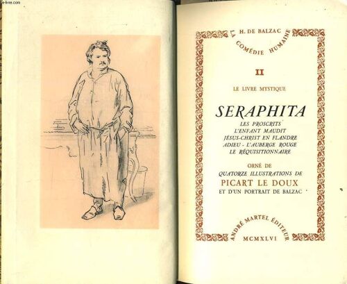 La Comedie Humaines N°2 : Seraphita Les Proscirts, L'enfant, Maudit, Jésus Christ En Flandre, Adieu, L'auberge Rouge, Le Réquisitionnaire-