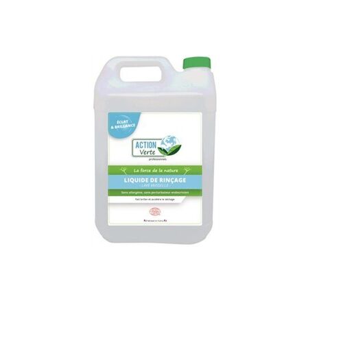 Liquide rinçage lave vaisselle écologique action verte 5 l ACTION VERTE