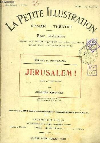 Jérusalem ! Pièce En 5 Ctes, En Prose.