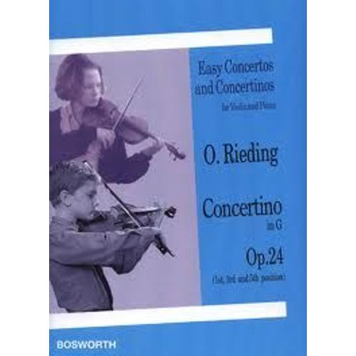 Rieding - Concertino In G Op. 24 (1st, 3rd And 5th Position) - Easy Concertos And Concertinos