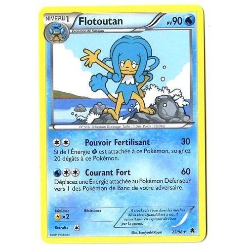 Flotoutan (23/98) - Pokemon Noir Et Blanc Pouvoirs Emergents