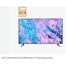 Samsung Crystal UHD 4K CU7000 Smart TV - 50"
