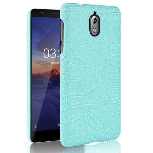 Classique Élégant Étui Pour Nokia 3.1 Housse De Protection Mode Classique D'alligator Anti Éraflure Compatibilité - Vert