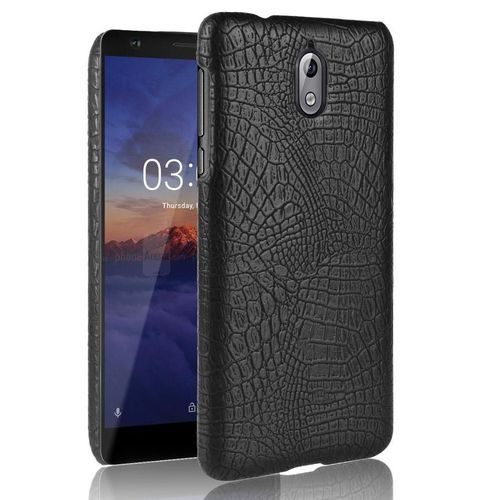 Classique Élégant Étui Pour Nokia 3.1 Housse De Protection Mode Classique D'alligator Anti Éraflure Compatibilité - Noir