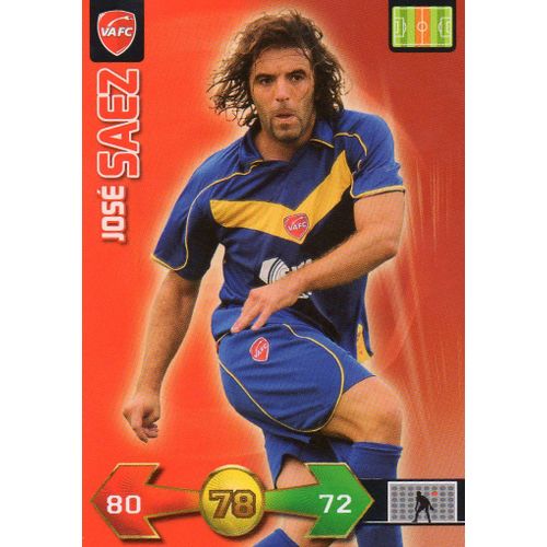 Carte Panini Adrenalyn Foot 2010 Jose Saez Valenciennes