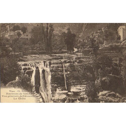 - 418// - Environs Du Vigan - (Gard) - Vue Générale De Navaceles, La Chûte. 1927