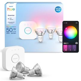 Kit De 3 Ampoules Connectées Philips Hue E Wca 806 A60 E27 Eu Gris