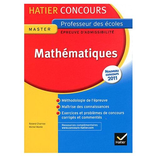 Mathématiques - Epreuve Écrite D'admissibilité