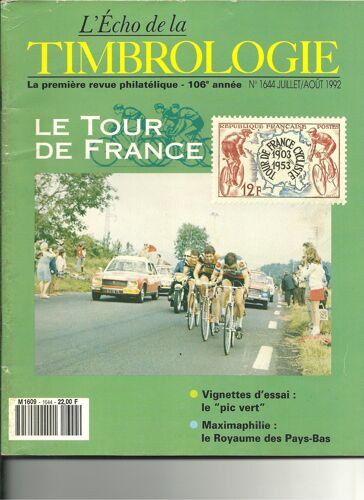 L'echo De La Timbrologie  N° 1644 : Le Tour De France
