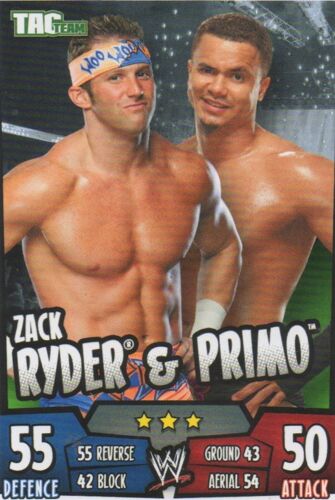 Slam Attax Rumble Zack Ryder Et Primo