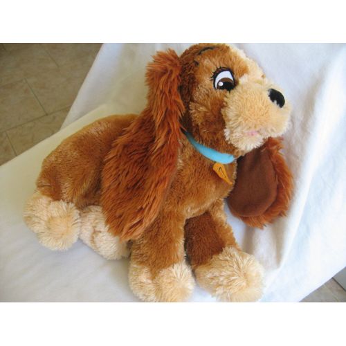 Peluche Chien Lady De La Belle Et Le Clochard Walt Disney 30 Cm