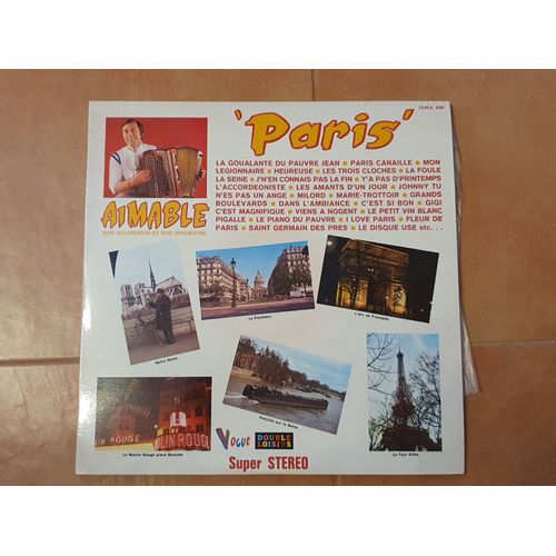 Vinyle Paris - Aimable Son Accordéon, Son Orchestre - 2 Vinyles