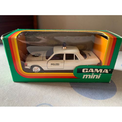 Mercedes Polizei Gama Mini 9597 Avec Boîte Made In Germany-Gama