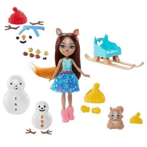 Enchantimals - Coffret Histoire Sharlotte Et Nutsy - Mini-Poupée