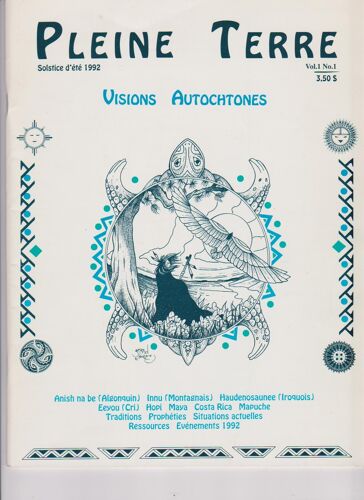 Pleine Terre Visions Autochtones Solstice D Ete 1992 (Montreal)