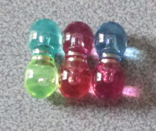 Six Petits Aimants Puissants Maped - Magnet En Forme DAmpoule Transparente - Diamètre 13mm - Couleurs Claires (Conformes Aux Photos) -En Vrac