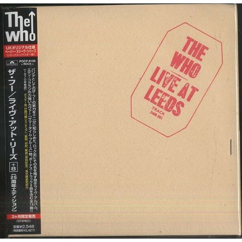 Live At Leeds Japanese Cd Replica Obi