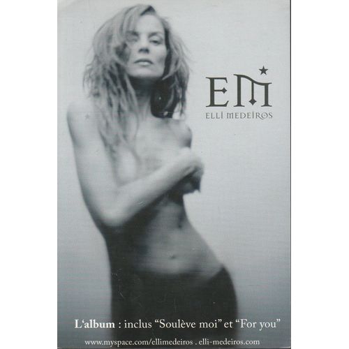 Elli Medeiros: En Concert Flyer 2008