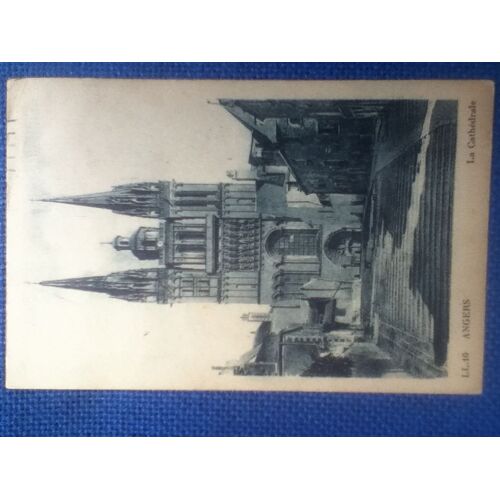 Angers - La Cathédrale - Cie Des Arts Photomécaniques, Ll. Photo Écrite Le 23/12/46