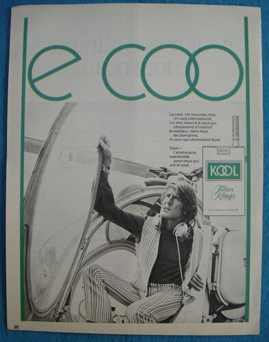 Publicité Papier - Cigarettes Seita "Kool" De 1972
