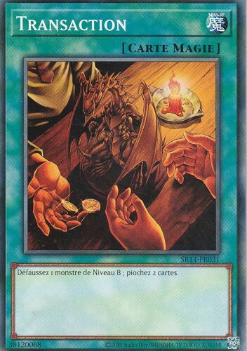 Carte Yu-Gi-Oh - Transaction - Sr14-Fr031