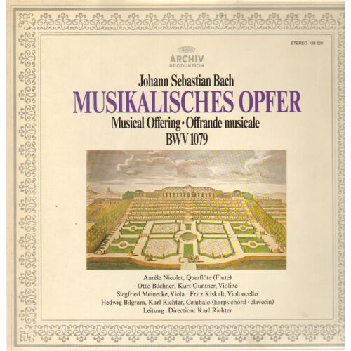 Musikalisches Opfer,, A. Nicolet, Büchner, Guntner, Meinecke, Kiskalt, Bilgram, Richter