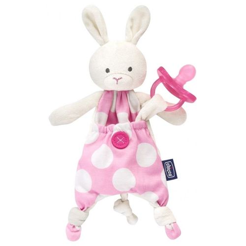 Doudou Lapin Attache Tétine Chicco