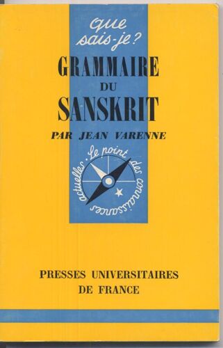 Grammaire Du Sanskrit