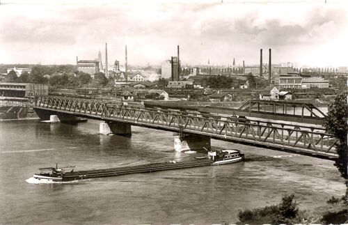 Kehl Am Rhein . Allemagne . 1950