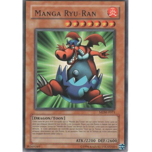 Carte Yu-Gi-Oh! "Manga Ryu-Ran" Rare Mdm-F071