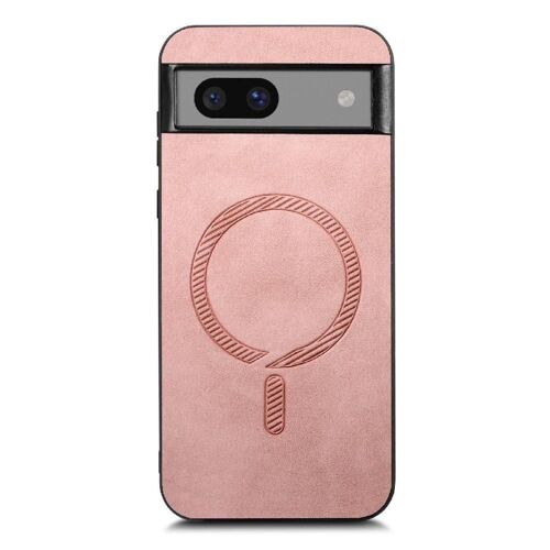 Flip Étui Pour Google Pixel 7a Léger Slim Chargement Sans Fil Montures De Voiture Magsafe - Couleur Rose
