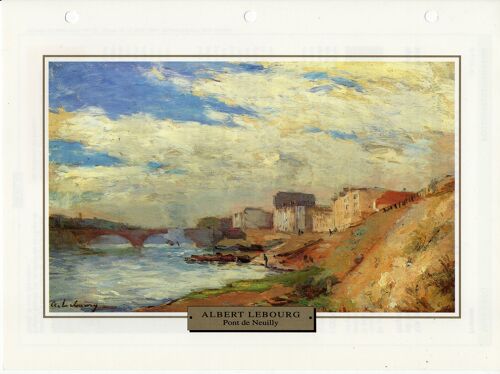 Fiche Chefs-DOeuvres Des Impressionnistes Pont De Neuilly Albert Lebourg
