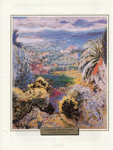 Fiche Chefs-DOeuvres Des Impressionnistes La Baie De Cannes Pierre Bonnard