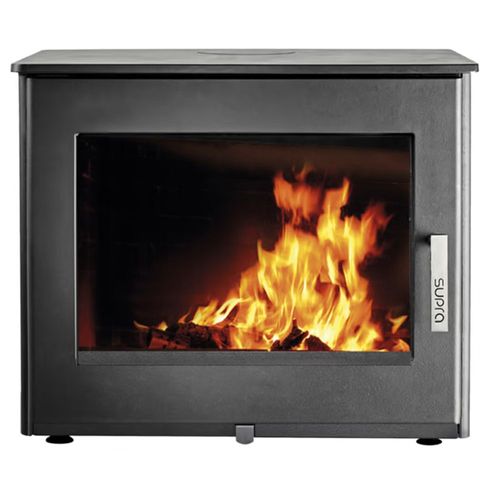 Supra - Poêle à bois étanche 9kw noir udo rabaisse
